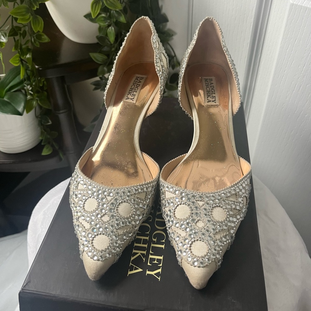 Badgley Mischka Rhinestone Shoes
